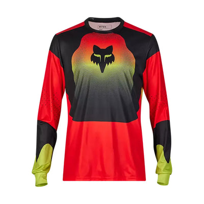 Fox Racing Ranger Revise Long Sleeve Jersey in Red 