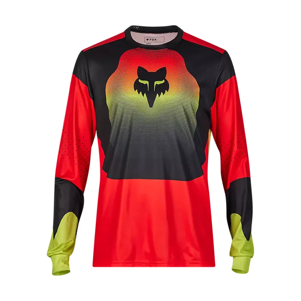 Fox Racing Ranger Revise Long Sleeve Jersey in Red 