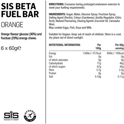 NUTRI SIS BETA chew 6pk orange