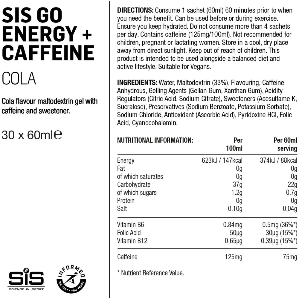 GO Energy + Caffeine Gel