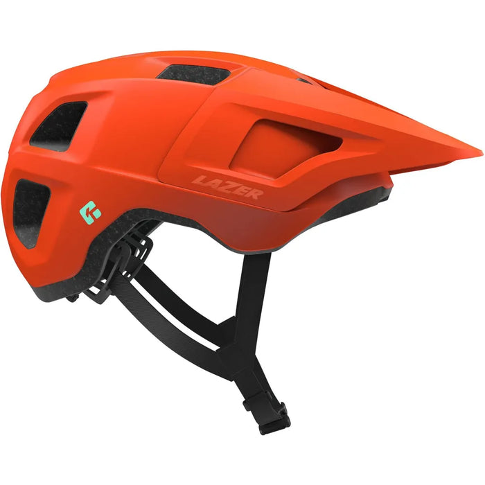 Lazer Lupo KinetiCore Mountain Bike Helmet in Orange