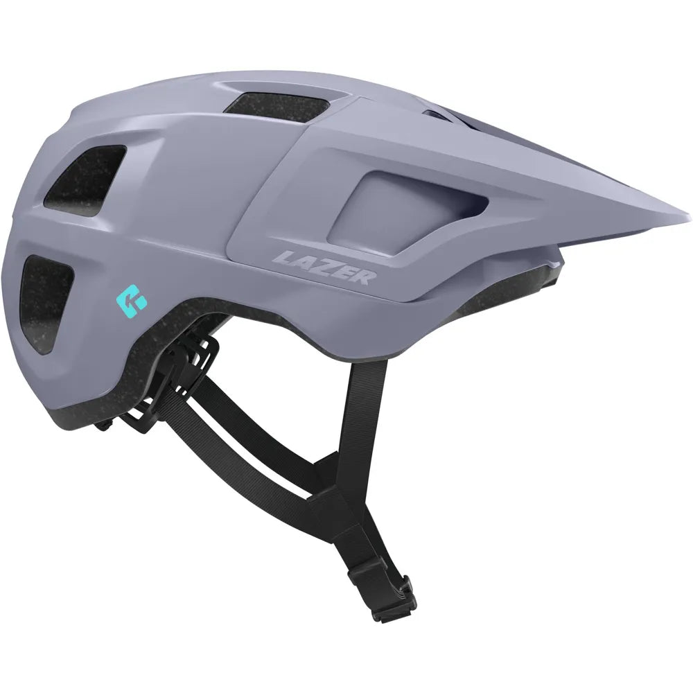 Lazer Finch KinetiCore Youth Mountain Bike Helmet in Violet