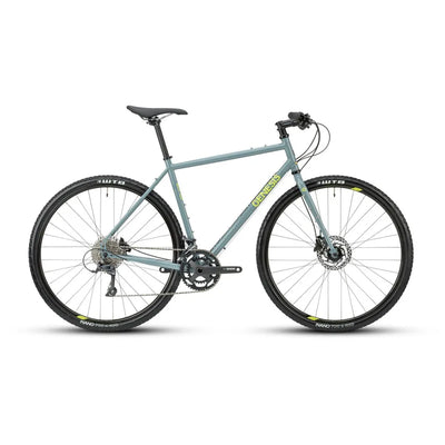 Genesis Croix De Fer 10 Steel Flat Bar Gravel Bike in Blue