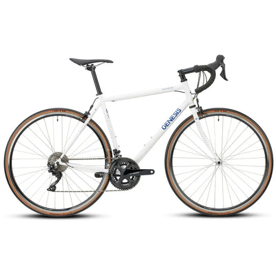 Genesis Equilibrium 105 Steel Rim Brake Road Bike in White