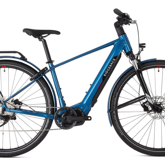 Ridgeback Advance 2 Electric Hybrid Bike in Blue