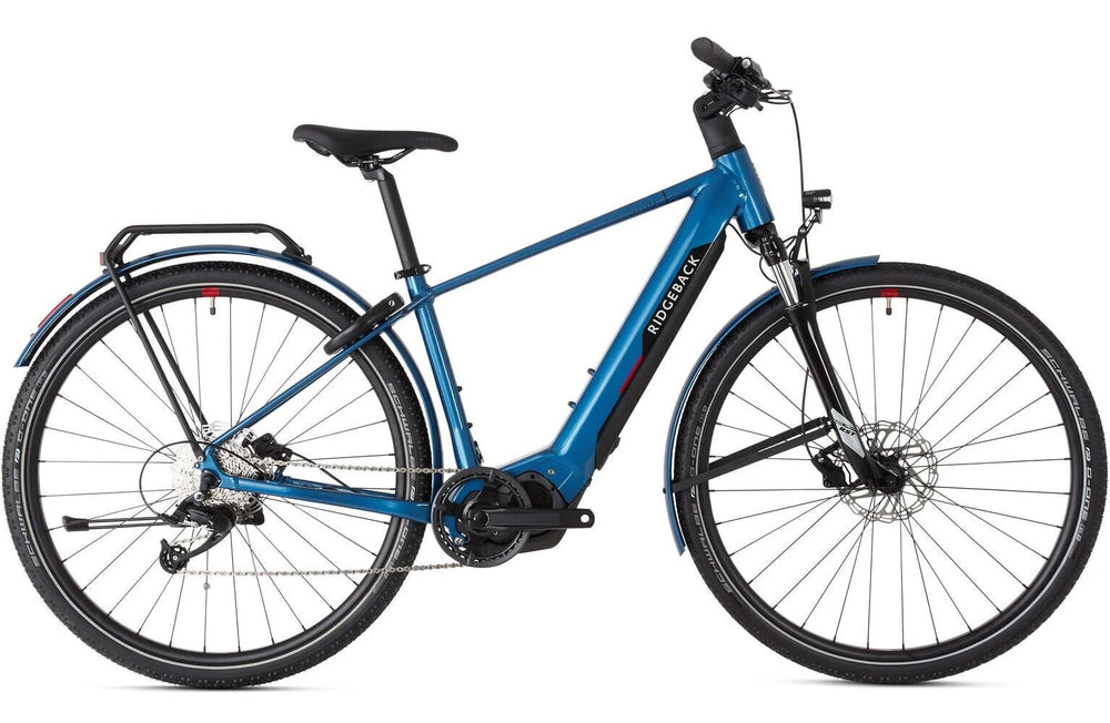 Ridgeback Advance 2 Electric Hybrid Bike in Blue