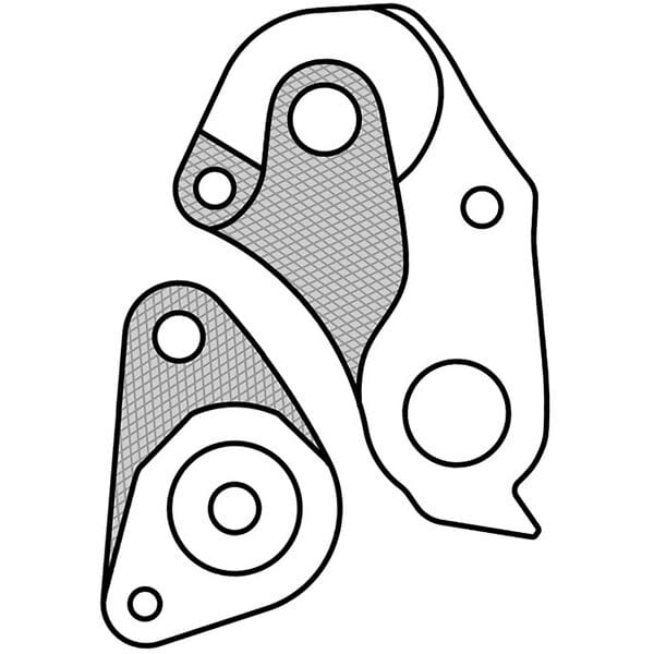 M Part Gear Hanger Giant (hanger + axle cap)