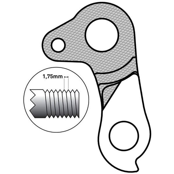 M Part Gear Hanger Bulls (direct mnt M12 1.75)