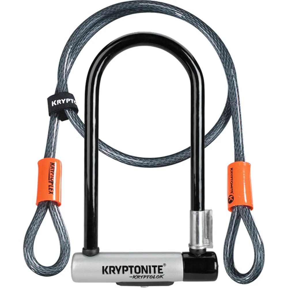 Kryptolok Standard U-Lock With 4ft Kryptoflex Cable Sold Secure Gold
