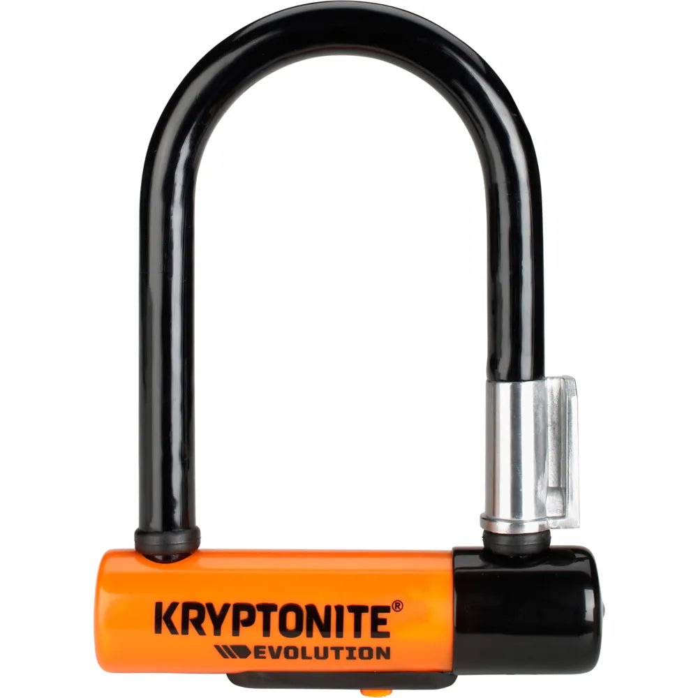 Kryptonite Evolution Mini-5 U-Lock with Flexframe Bracket in Black