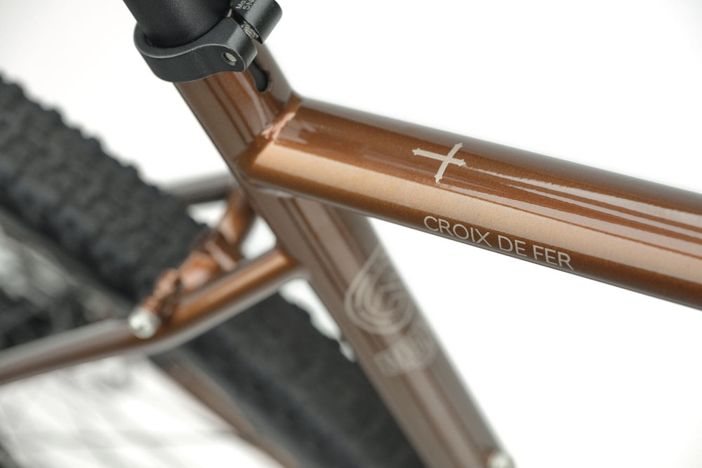 Genesis Croix De Fer 10 Steel Gravel Bike in Brown
