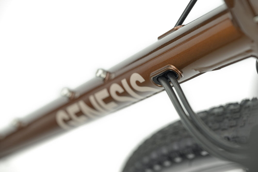 Genesis Croix De Fer 10 Steel Gravel Bike in Brown