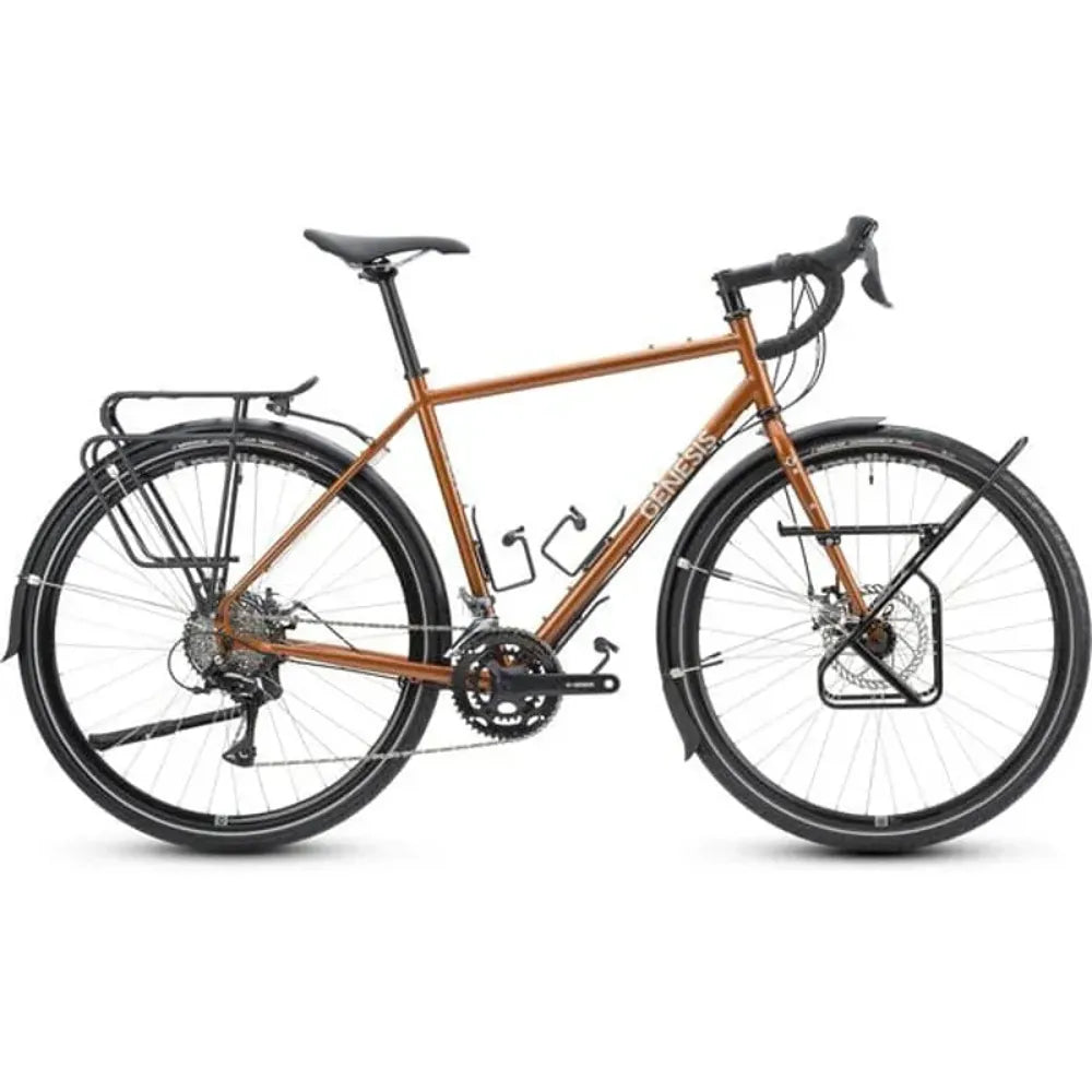 2025 Genesis Tour De Fer 20 Touring Road Bike in Orange