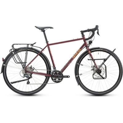 2025 Genesis Tour De Fer 40 Steel Touring Bike in Red