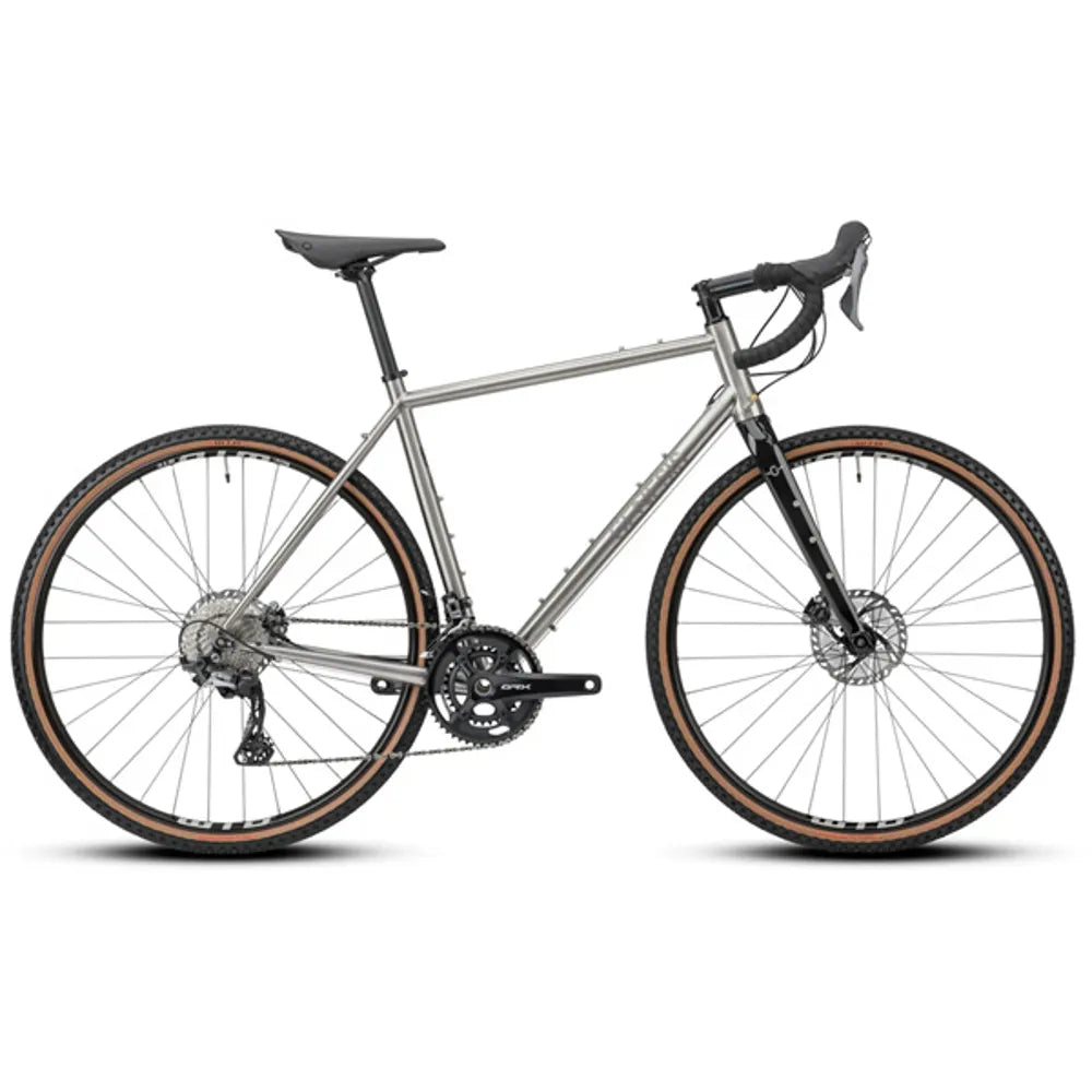 Genesis Croix De Fer Titanium Gravel Bike in Silver 