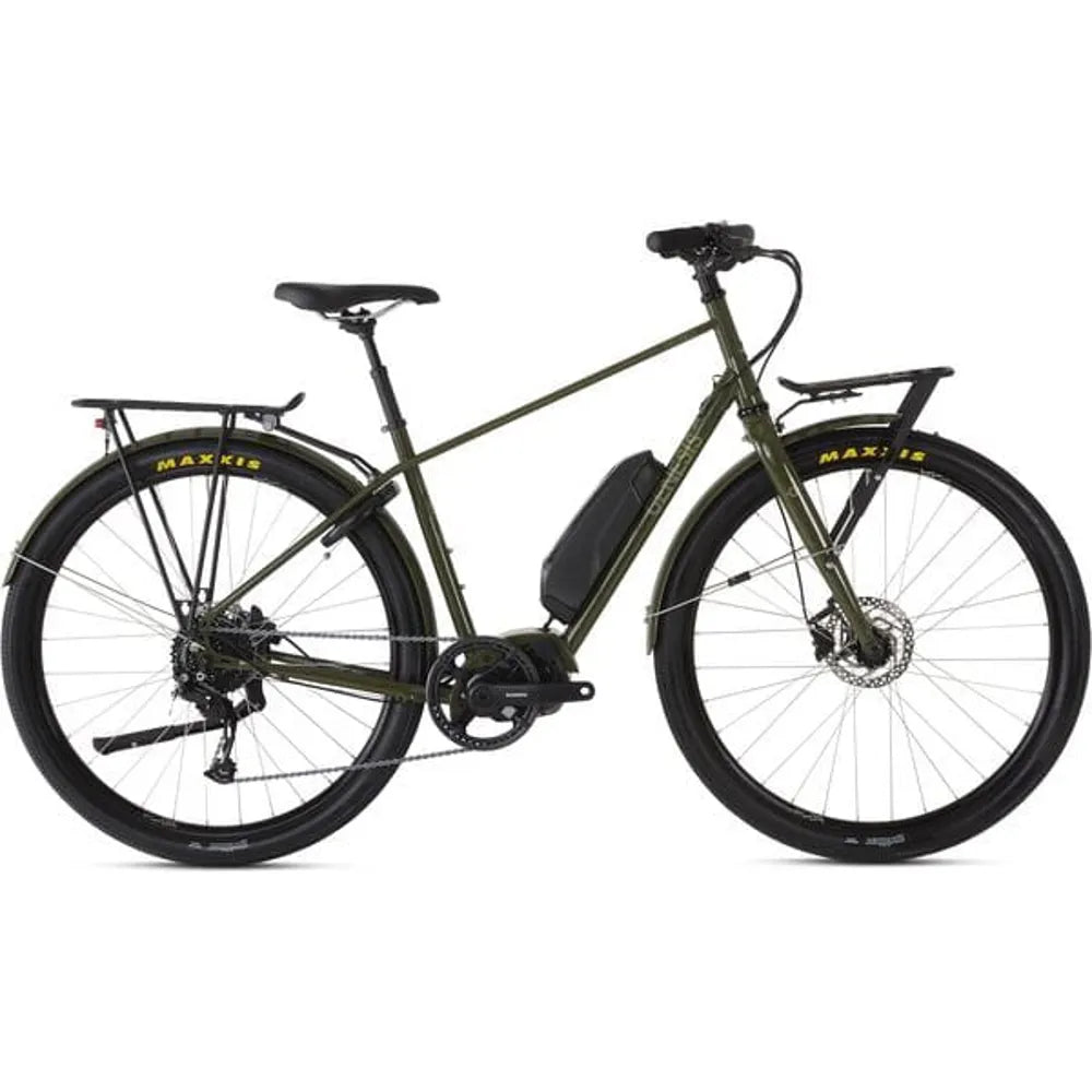 Genesis Smithfield Electric Hybrid Bike in Green