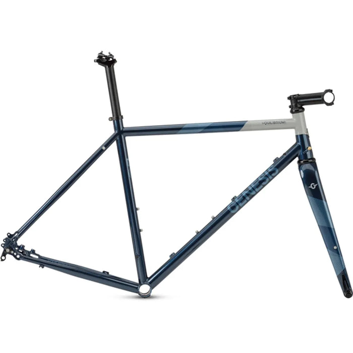 Genesis Equilibrium 725 Disc Steel Road Bike Frameset in Blue