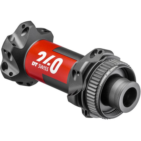 DT Swiss 240 Straight Pull front disc Centre-Lock 100 x 12 mm, 24 hole black