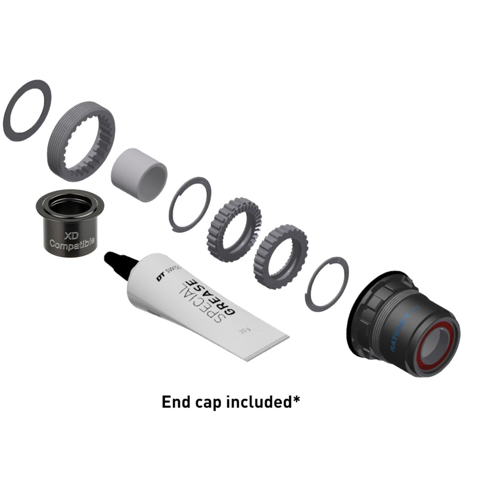 DT Swiss Pawl to Ratchet LN 36 tooth conversion kits - SRAM XD / Hybrid Steel Grey