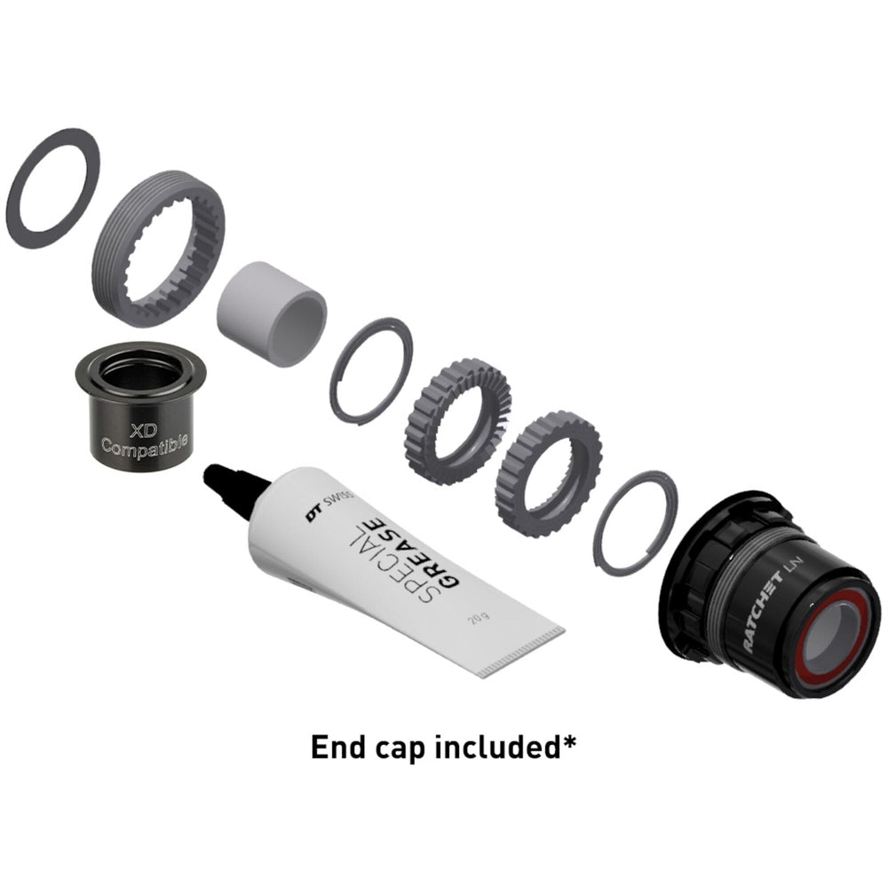 DT Swiss Pawl to Ratchet LN 36 tooth conversion kits - SRAM XD / Black Alloy
