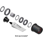 DT Swiss Pawl to Ratchet LN 36 tooth conversion kits - Shimano MTB / Hybrid Steel Grey
