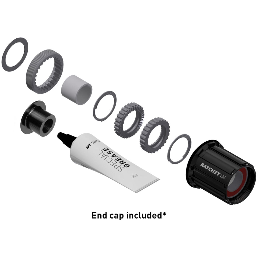 DT Swiss Pawl to Ratchet LN 36 tooth conversion kits - Shimano MTB / Black Alloy
