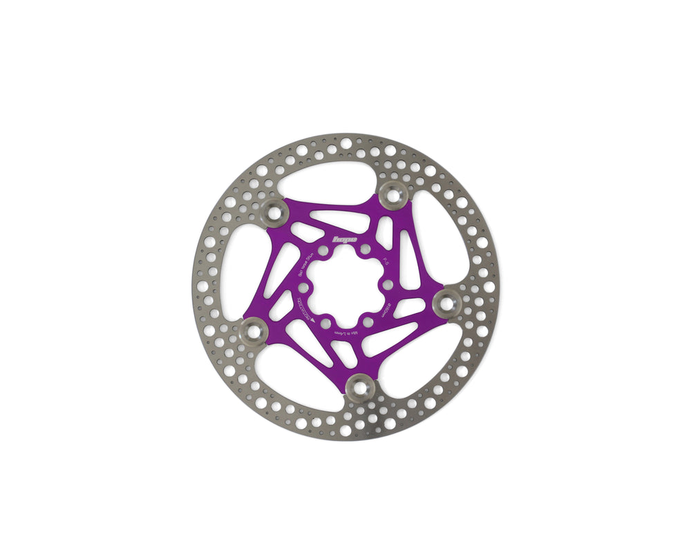 Hope Road 6 Bolt Floating Disc - Purple