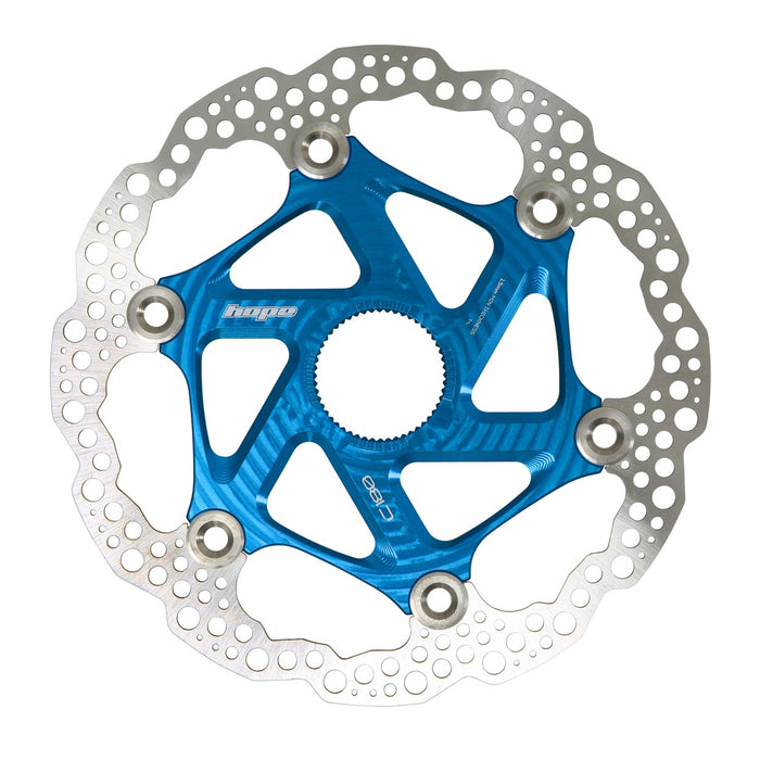 Hope MTB Centrelock - Floating - Blue Disc