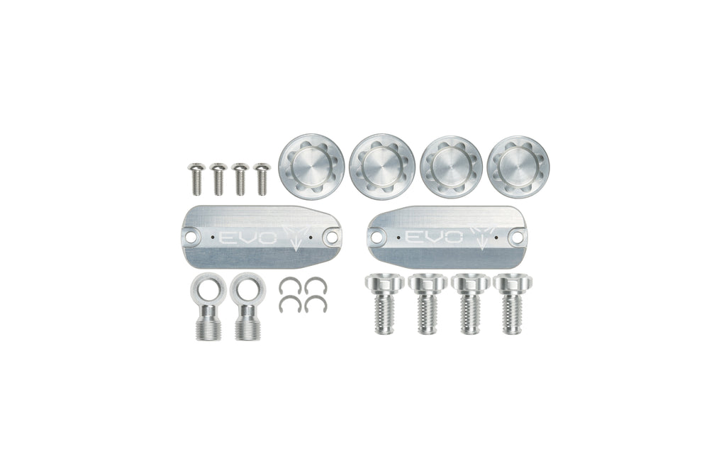 Hope Evo GR4 Custom Kit - Pair - Silver