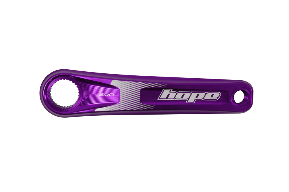 Hope Evo Crank Arm Non Drive-Side - Purple