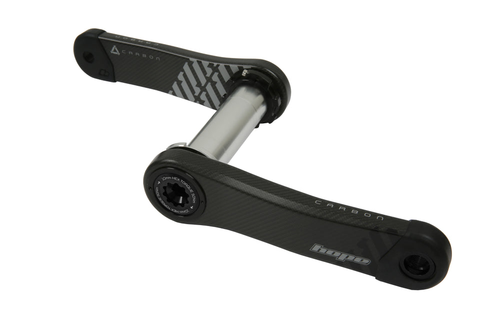 Hope Carbon Crankset 73mm Wide - Black