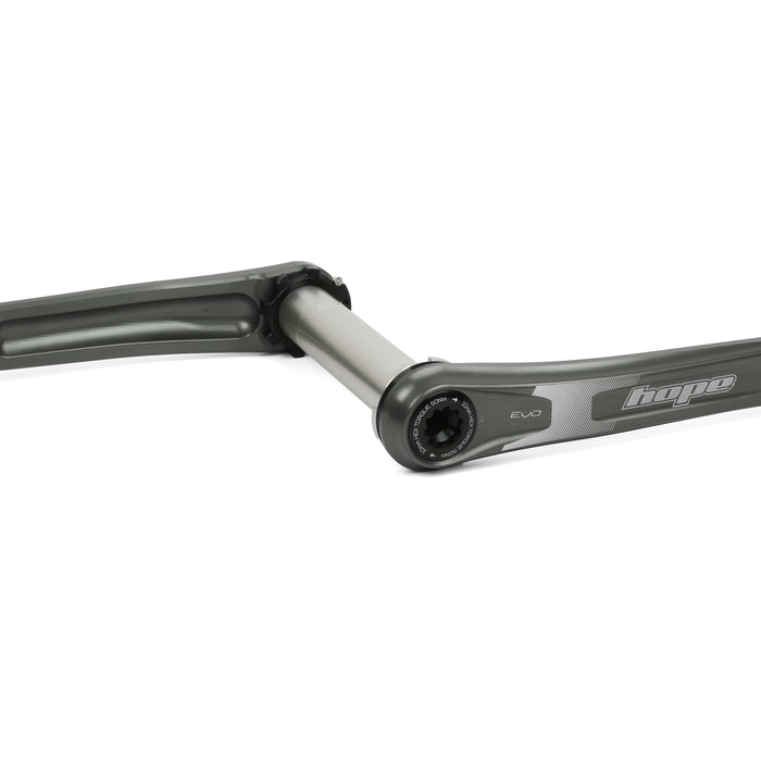 Hope EVO Crankset No Spider - 120mm FatBike - Smoke