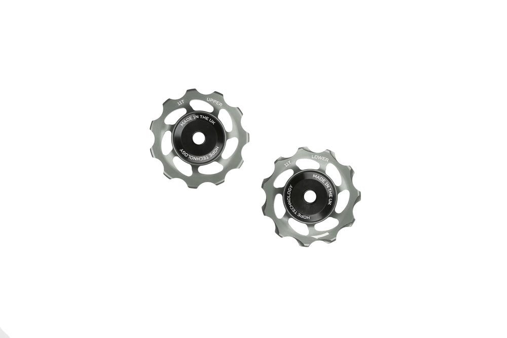 Hope 11 Tooth Jockey Wheels - Pair - Smoke