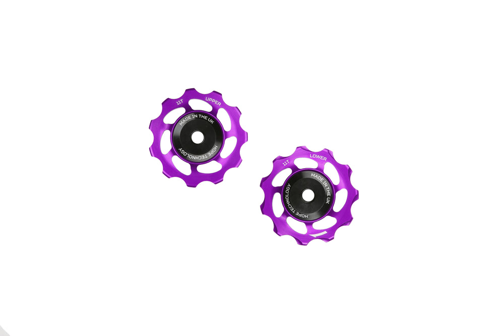 Hope 11 Tooth Jockey Wheels - Pair Purple