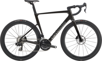 2025 Cannondale SuperSix EVO 1 Road Bike in Raw, side view