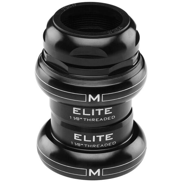 M Part Elite 1-1/8 inch Threaded Headset 26tpi EC34/28.6 EC34/30, Black - image 1