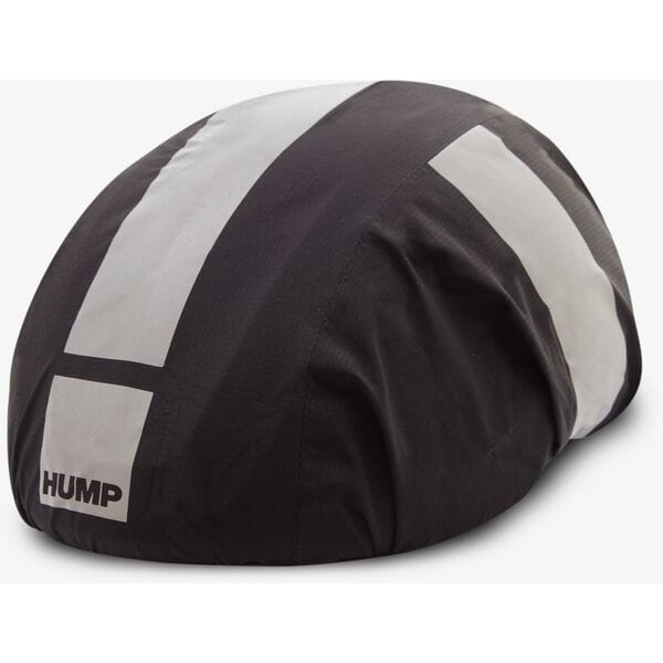 Hump Reflective Waterproof Helmet Cover - Black