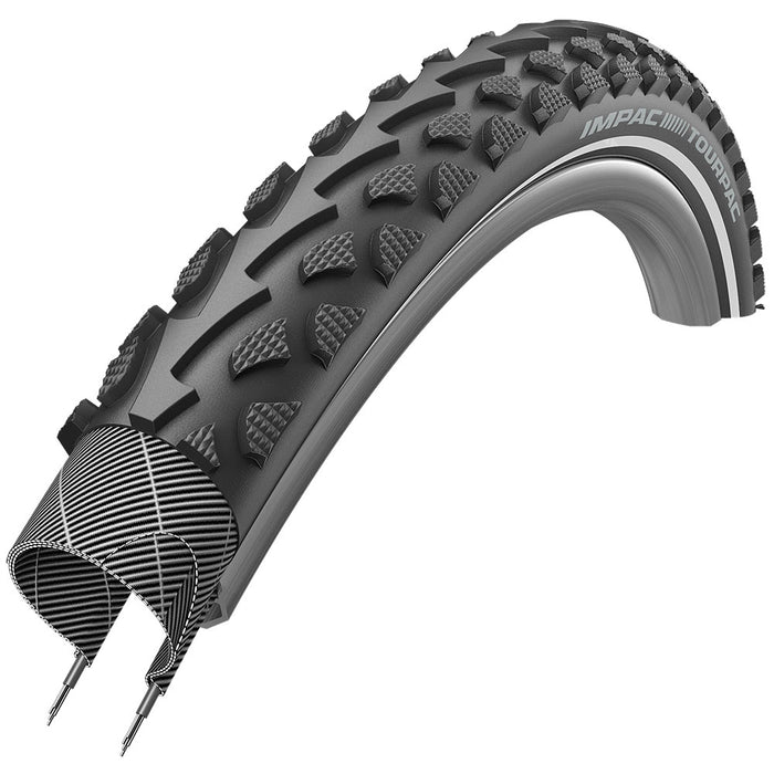 Schwalbe Impac Tourpac in Black-Reflective