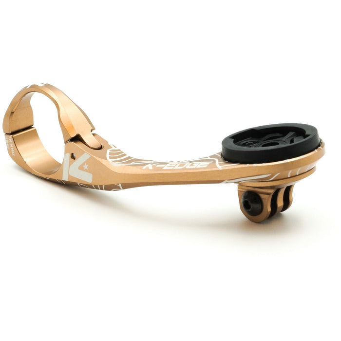 K-Edge Limited Edition Garmin and Wahoo Max XL Combo Mount, 31.8mm, Bronze