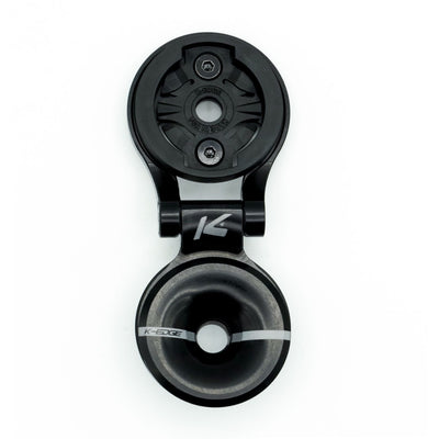 K-Edge Garmin Race Stem Mount, with Top Cap, Adjustable - Black