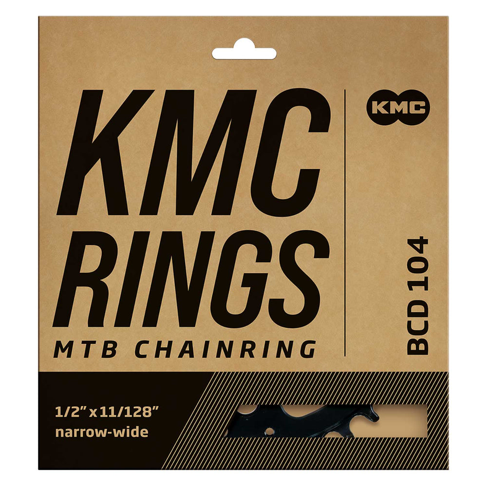 KMC 104pcd 4 Arm Narrow/Wide MTB Chainrings