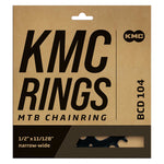 KMC 104pcd 4 Arm Narrow/Wide MTB Chainrings