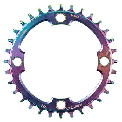KMC 104pcd 4 Arm Narrow/Wide MTB Aurora Chainrings