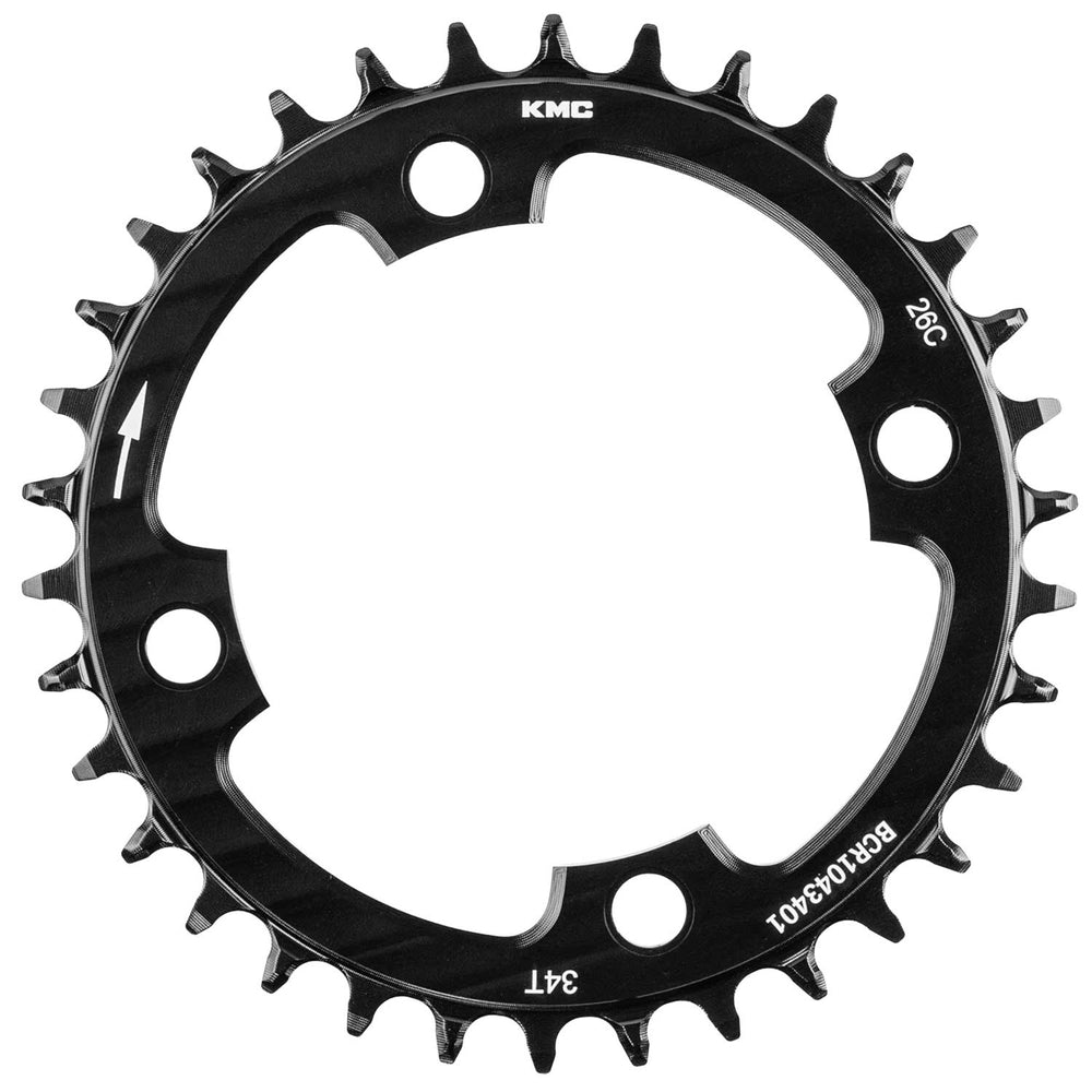 KMC 104pcd 4 Arm Narrow/Wide MTB Chainrings