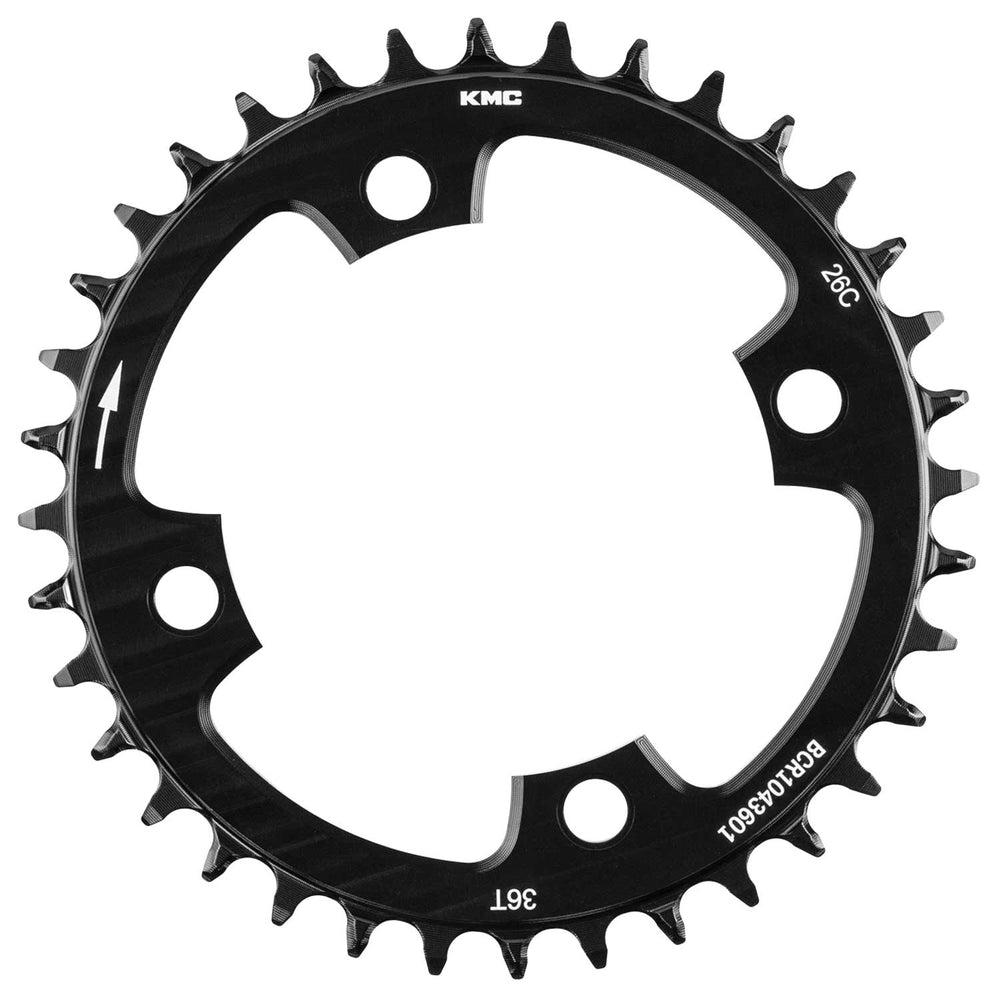 KMC 104pcd 4 Arm Narrow/Wide MTB Chainrings