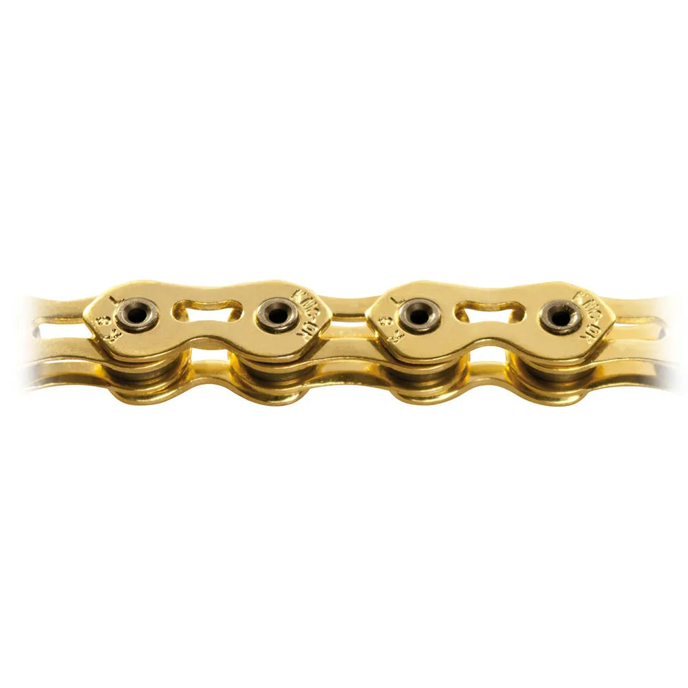 KMC K1SL Narrow Ti-N 100 Link Single Speed Chain in Gold