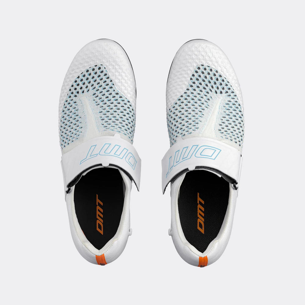 DMT Shoes Oxy White Blue Triathlon Shoe