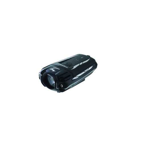 Moon Meteor Rechargable Front Bike Light In Black