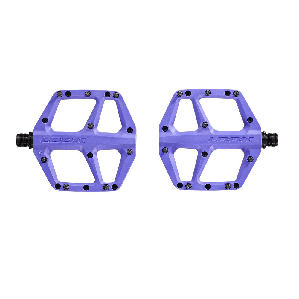 Look Trail Fusion Flat Purple Pedals