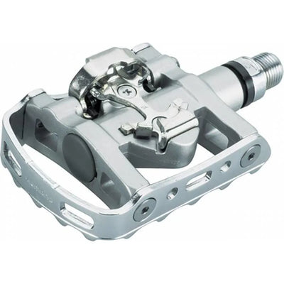 Shimano M324 SPD Flat Combination Pedals in Silver
